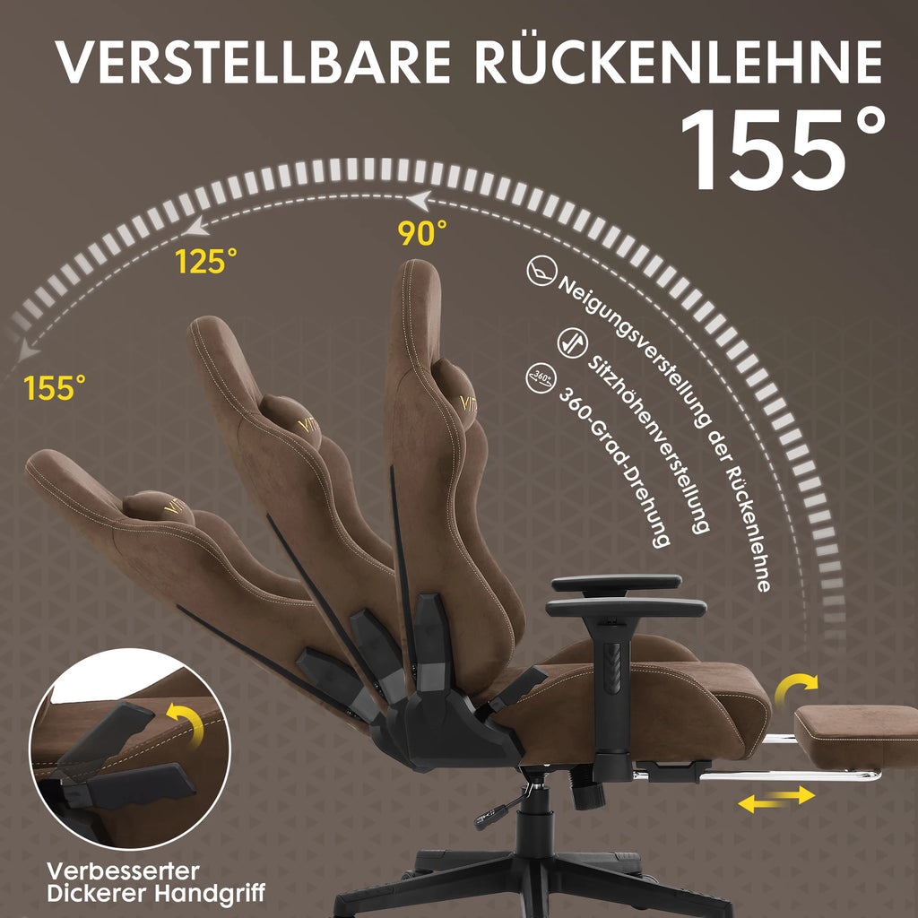 🕹️ Ergonomic Red Gaming Chair – Conforto, Estilo e Desempenho em Cada Partida