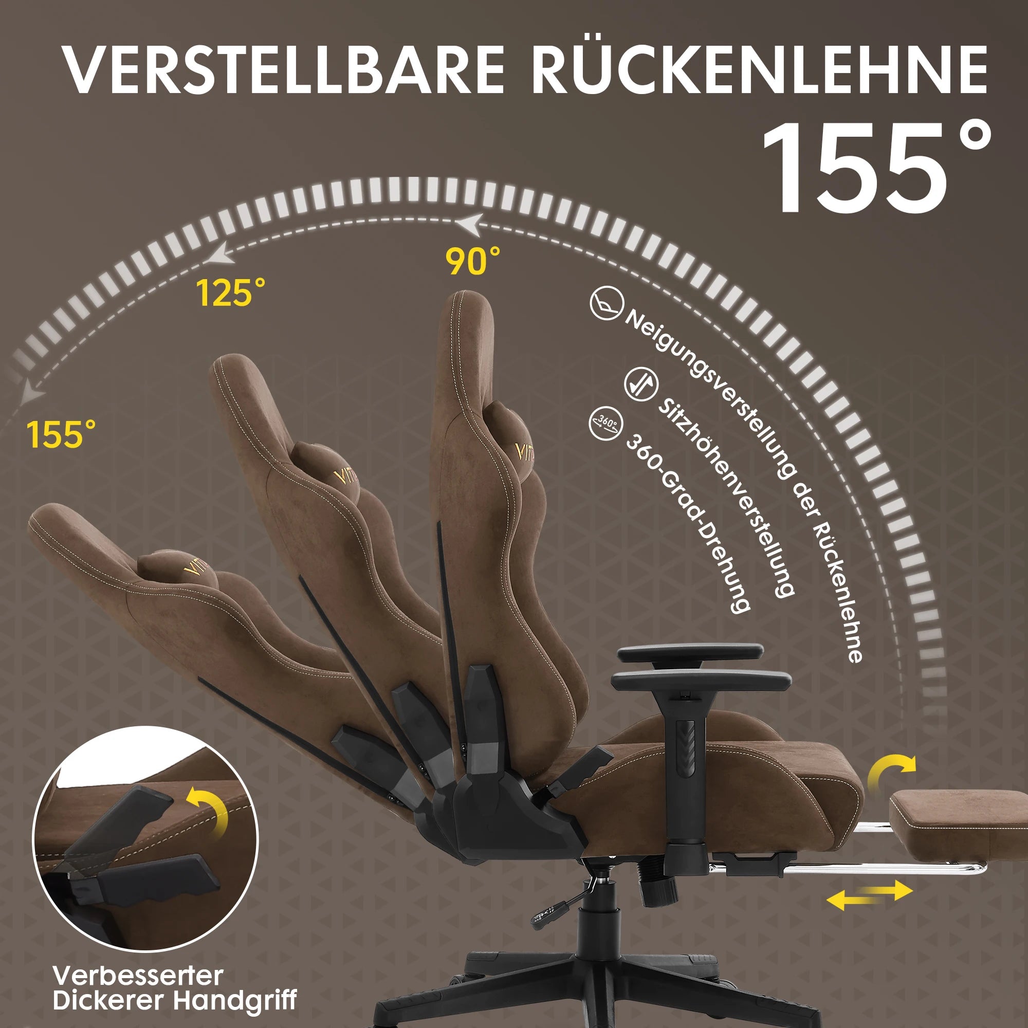 🕹️ Ergonomic Red Gaming Chair – Conforto, Estilo e Desempenho em Cada Partida