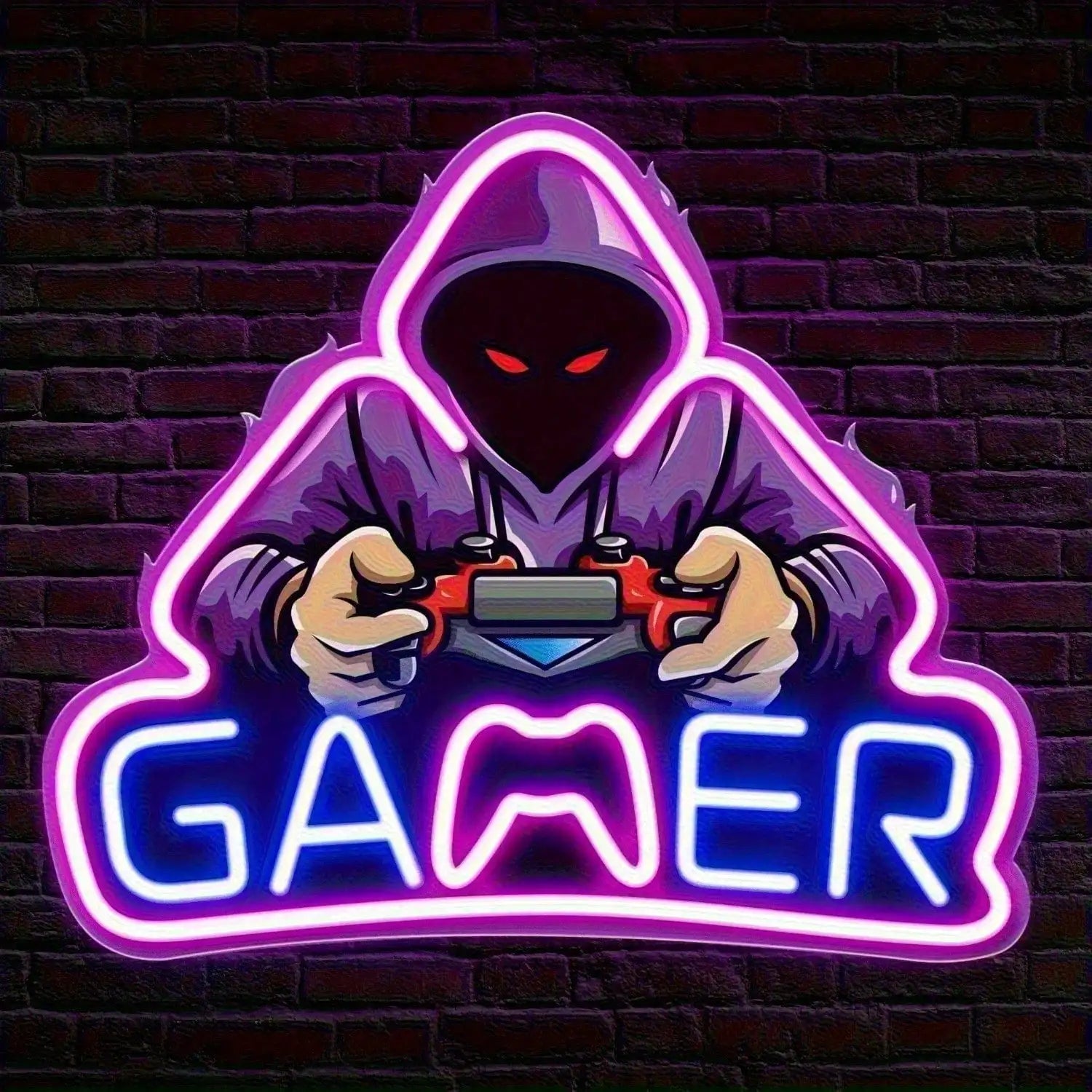 Neon LED Cool Gamer Player