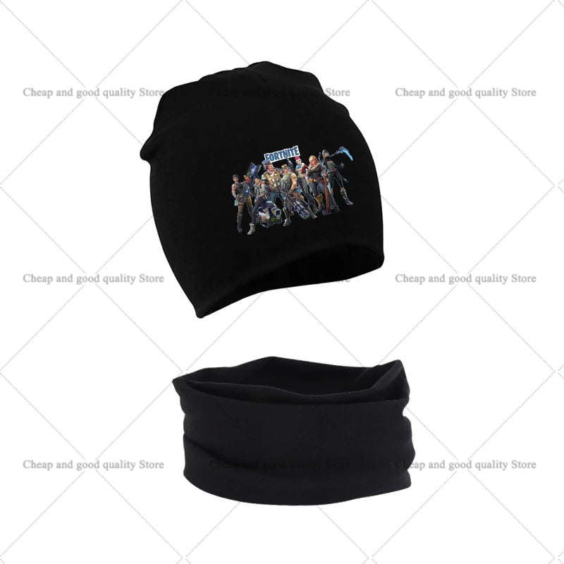 FORTNITED – Conforto e Proteção Para os Pequenos em Dias Frios Conjunto de Gorro e Cachecol em Algodão | 0 a 3 anosXmas