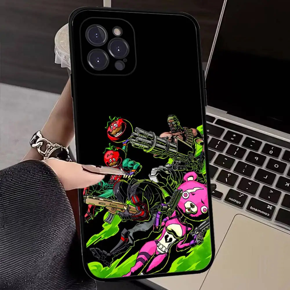 📱🎮 Capa de Silicone Fortnite para iPhone – Proteção e Estilo Gamer!
