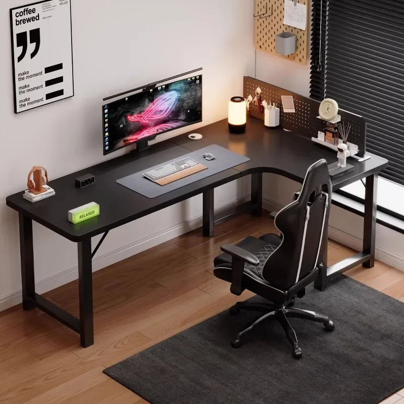 Mesa de Computador em L RK126 – Moderna, Resistente e Perfeita para Home Office & Gamer