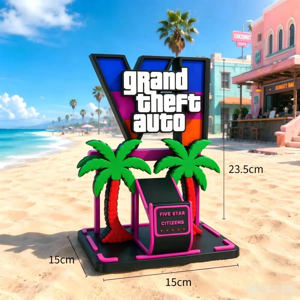 GTA 6 — SUPORTE PARA COMANDO + FIGURA DECORATIVA 🎮
