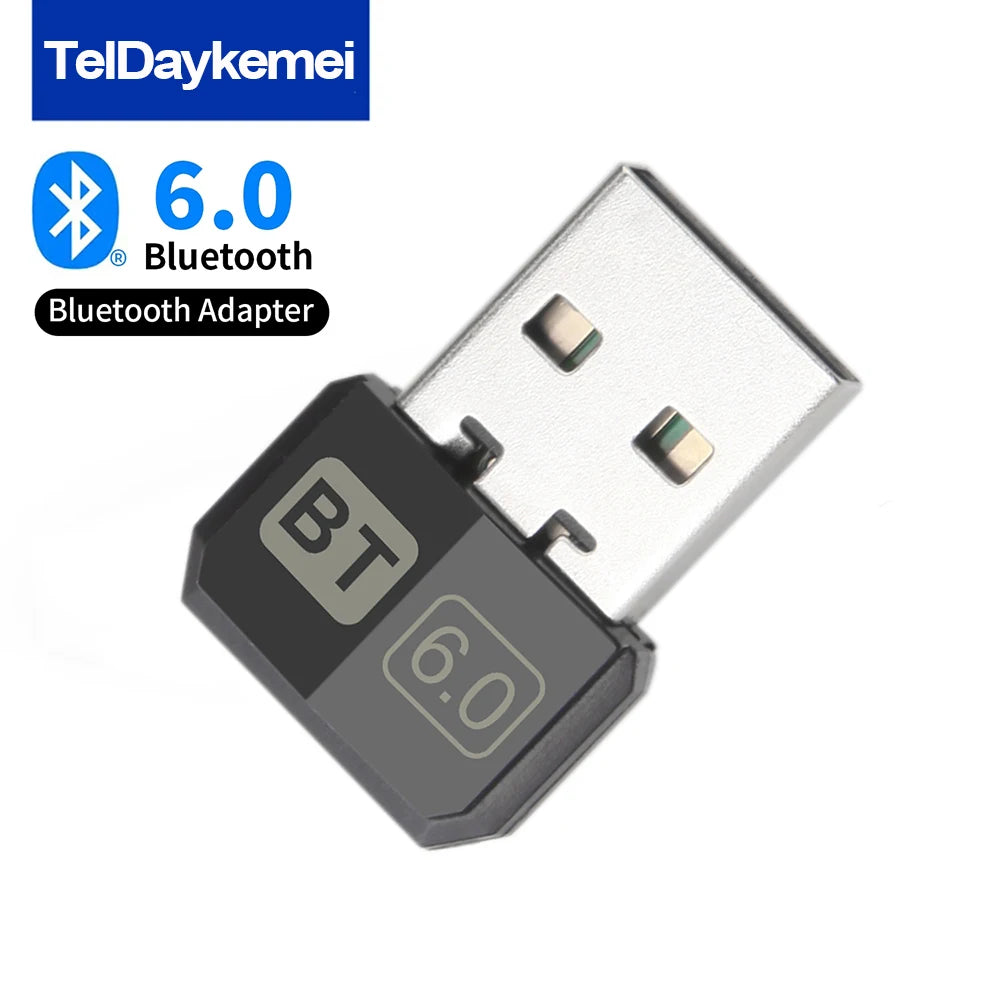 BLUETOOTH 6.0 USB – CONEXÃO SEM FIO RÁPIDA E ESTÁVEL PARA SEU PC!