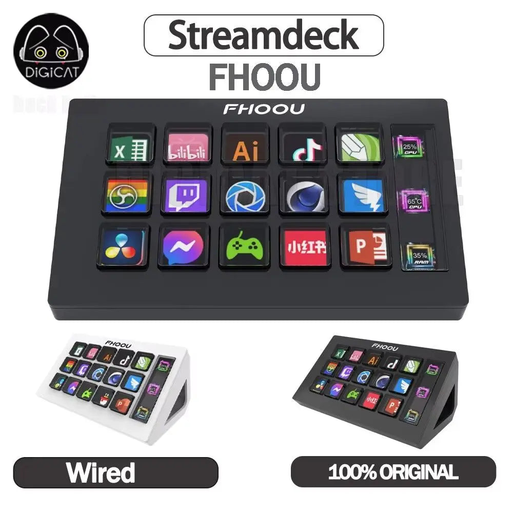 Mirabox StreamDeck Mini de 15 Teclas LCD
