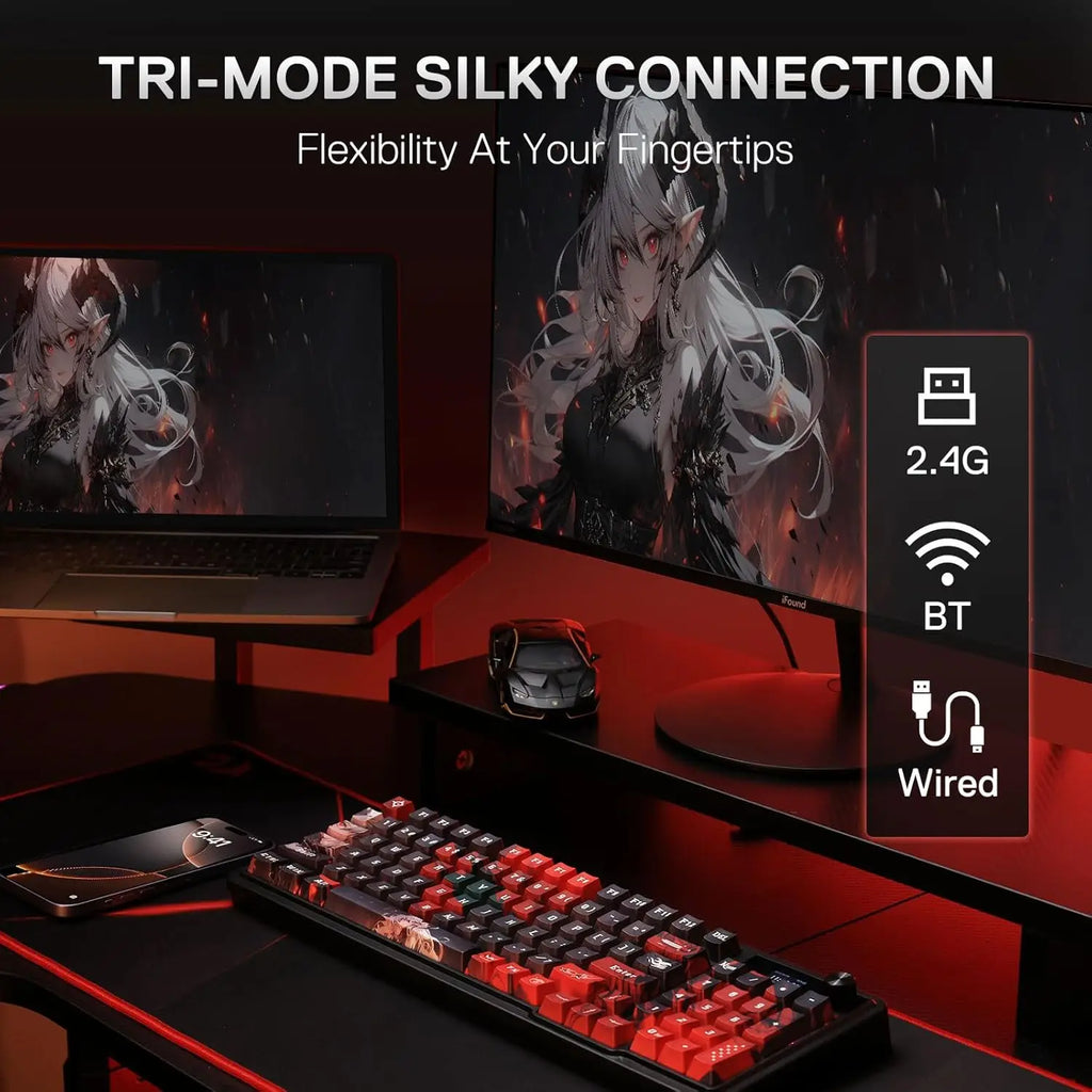 Redragon K719 PRO – O Teclado Gamer que Une Estilo, Tecnologia e Performance!