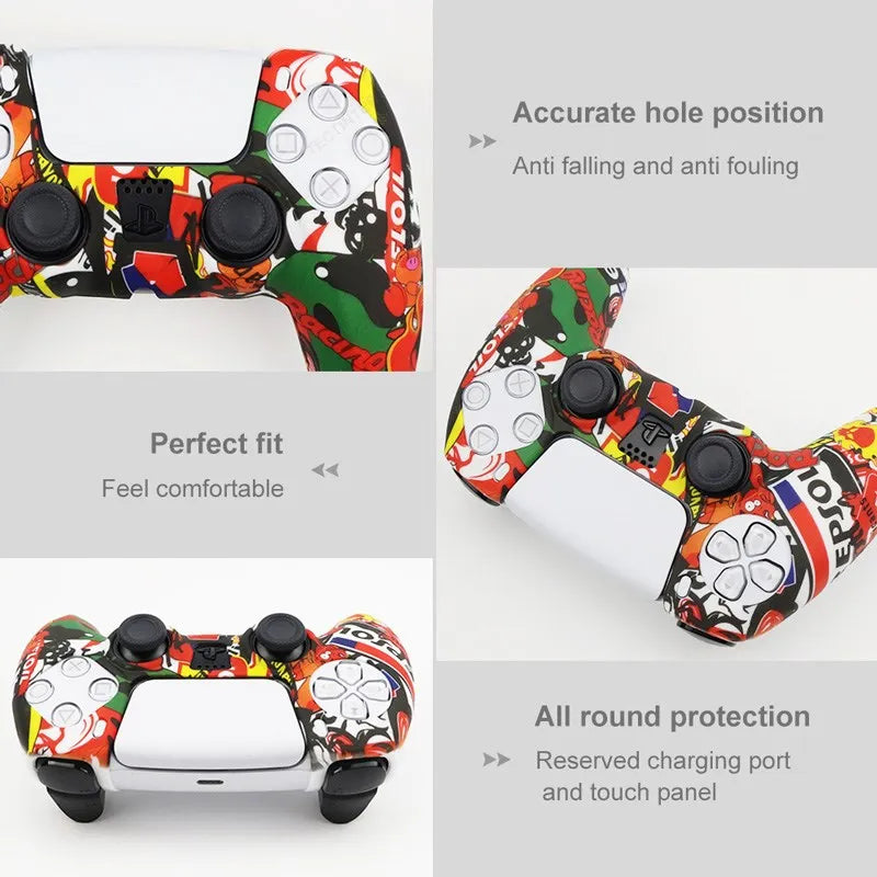 TECTINTER Soft Silicone Cover – Proteção e Conforto de Alto Nível para Seu PS5