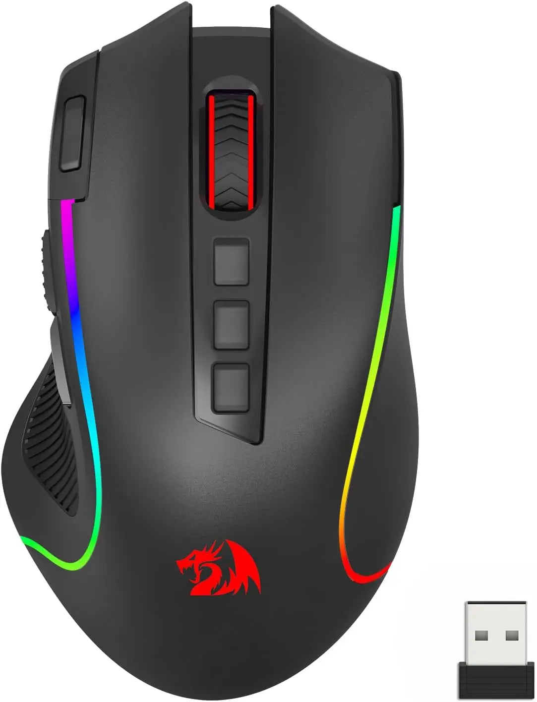 🎮 Redragon M612 PRO – Mouse Gamer RGB Wireless/Wired (11 Botões Programáveis, 8200 DPI)