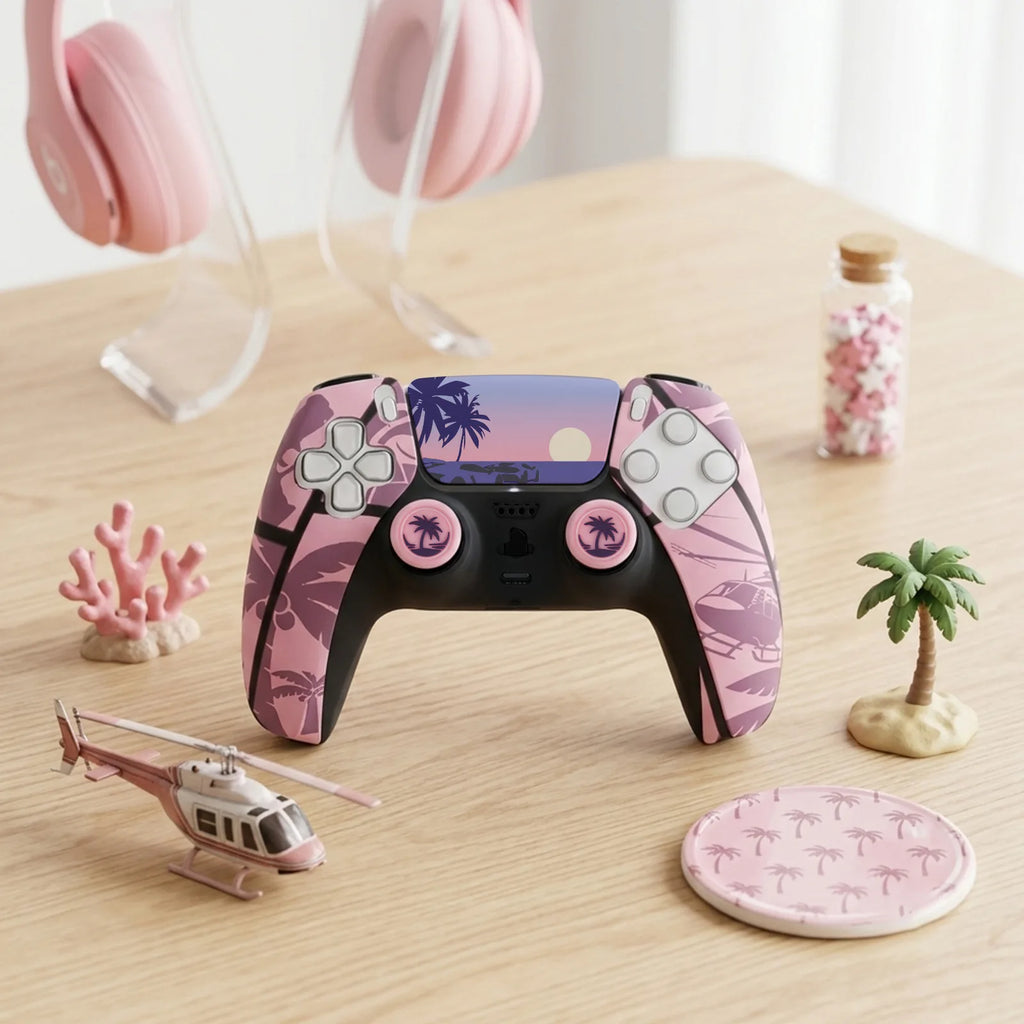 Capa Silicone para Comando PS5 + 2 Thumb Grips