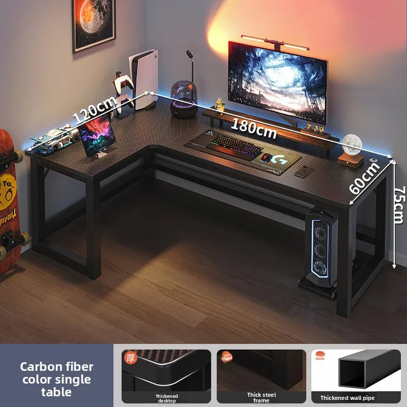 Mesa de Computador em L RK126 – Moderna, Resistente e Perfeita para Home Office & Gamer
