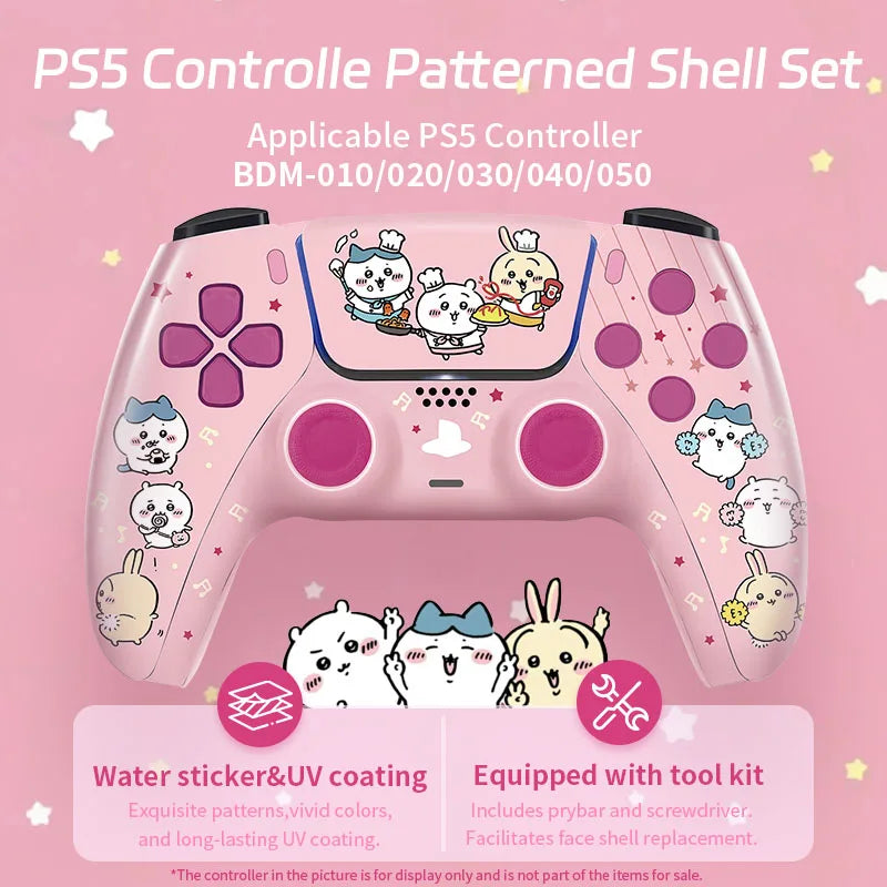 🎮 PS5 Controller Touchpad Front Housing – Chiikawa Mode 🐰