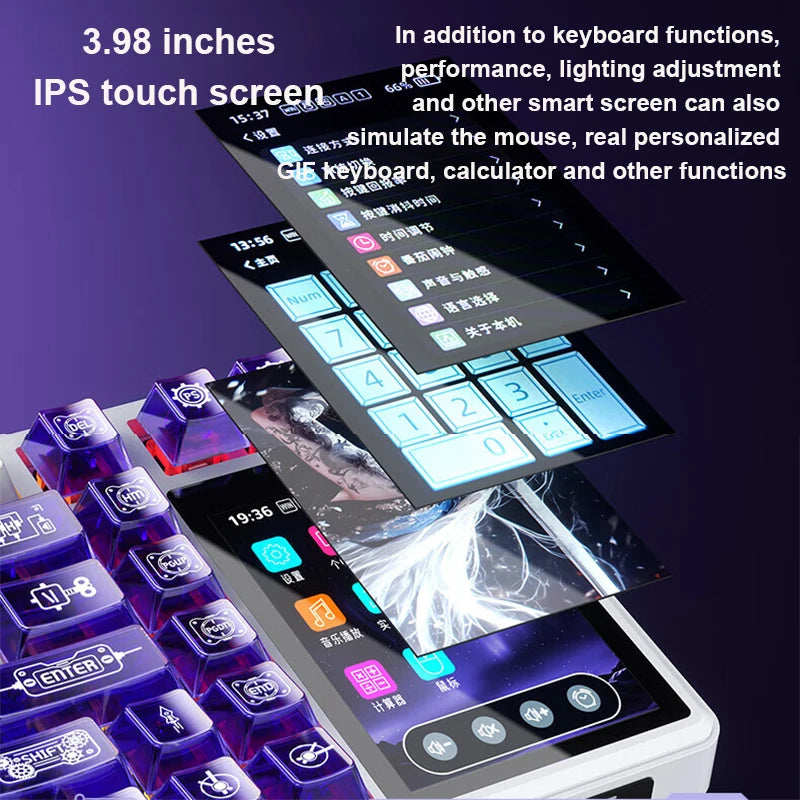 AULA L99 Intelligent Screen Mechanical Keyboard