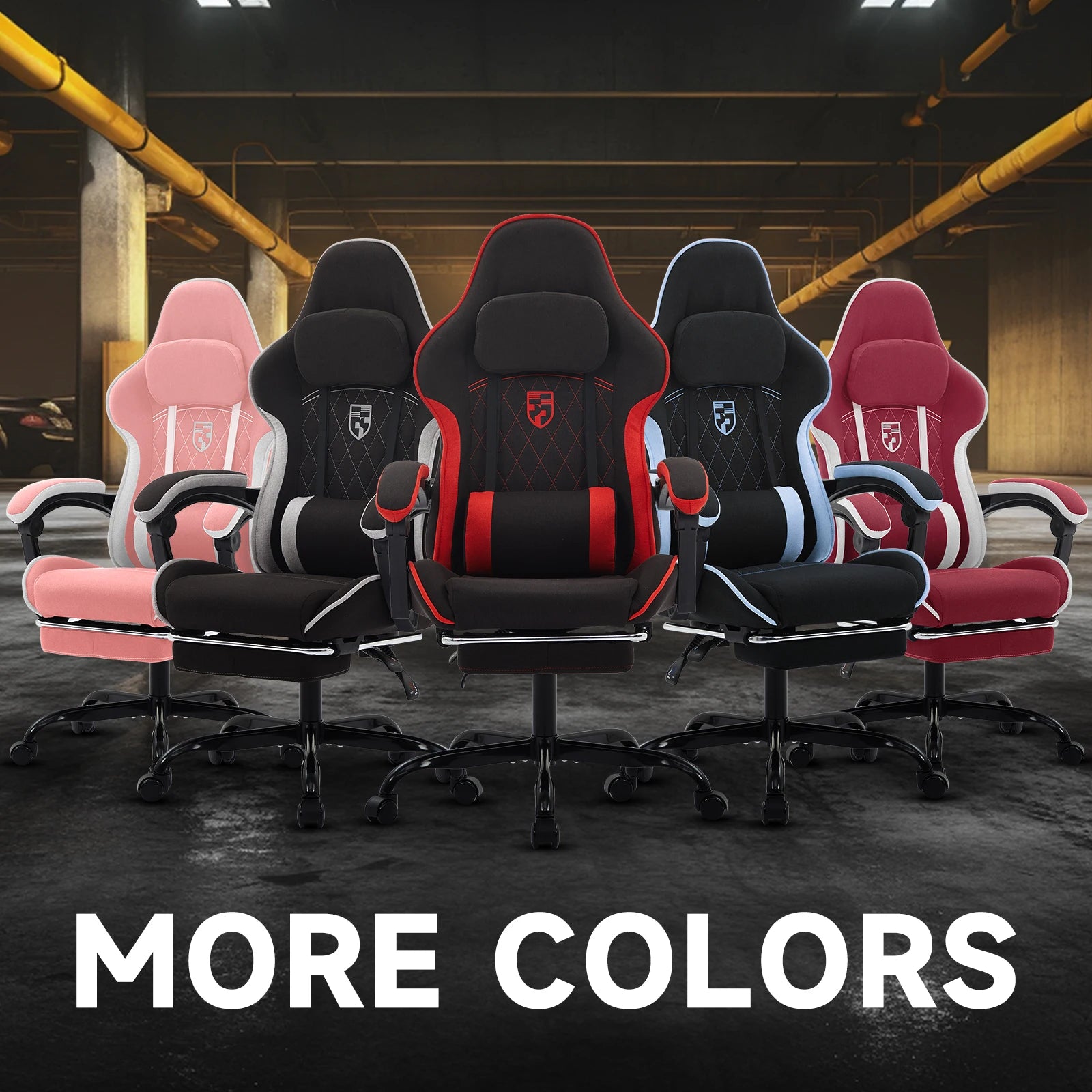 Gaming Chair Ergonômica com Apoio para os Pés