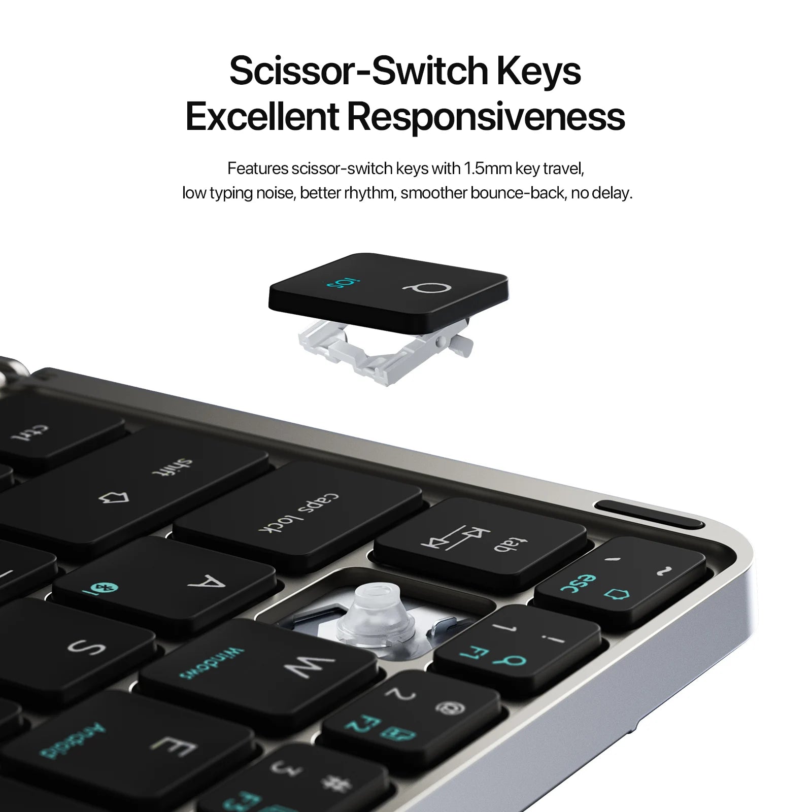 PHONEPACE Multifunctional Foldable Bluetooth Keyboard – Poder, Portabilidade e Estilo!