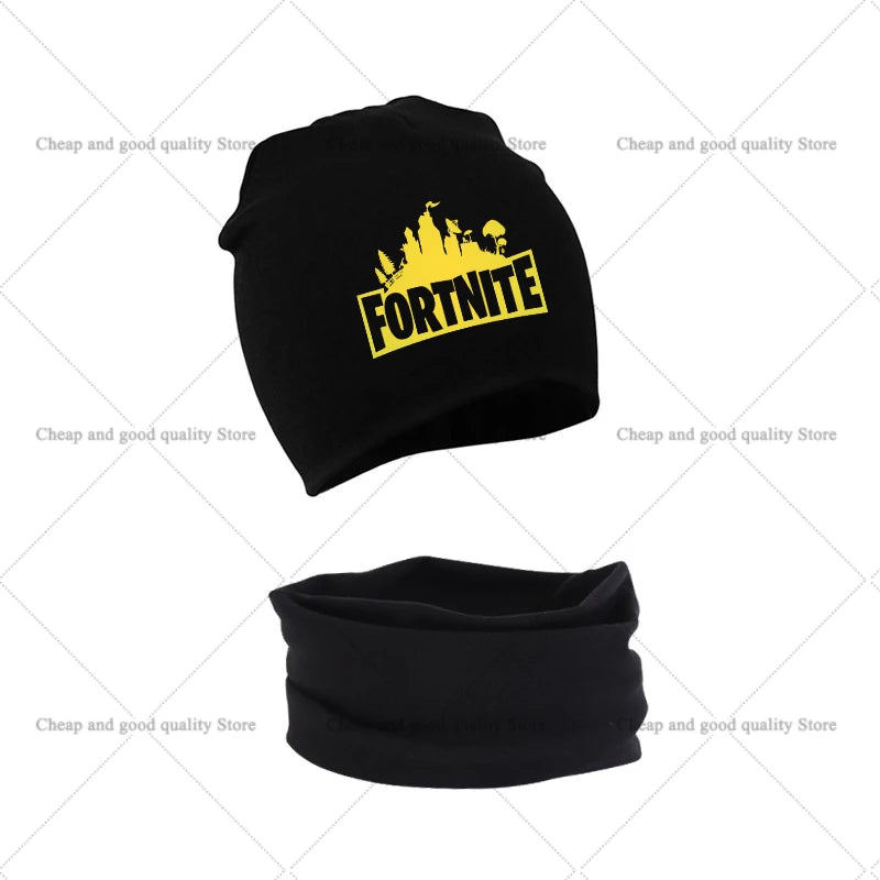 FORTNITED – Conforto e Proteção Para os Pequenos em Dias Frios Conjunto de Gorro e Cachecol em Algodão | 0 a 3 anosXmas
