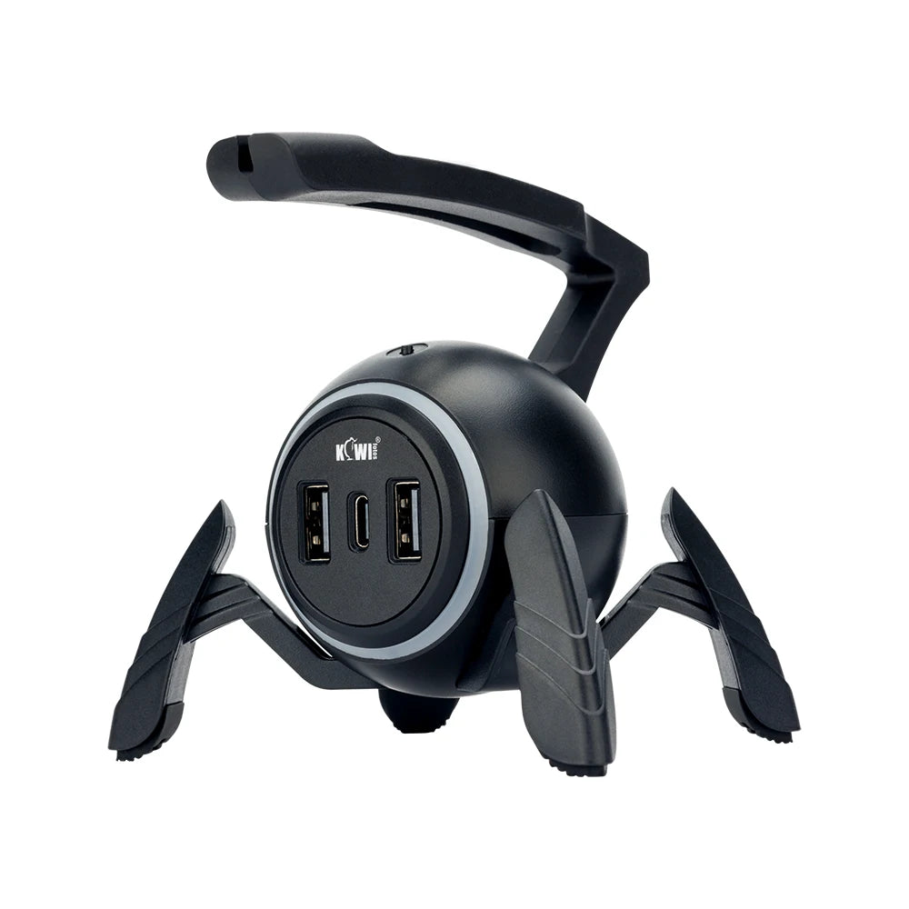 🕷️🖱️ Mouse Bungee Gamer RGB com Hub USB – Organização, Estilo e Precisão! 🖱️🕷️
