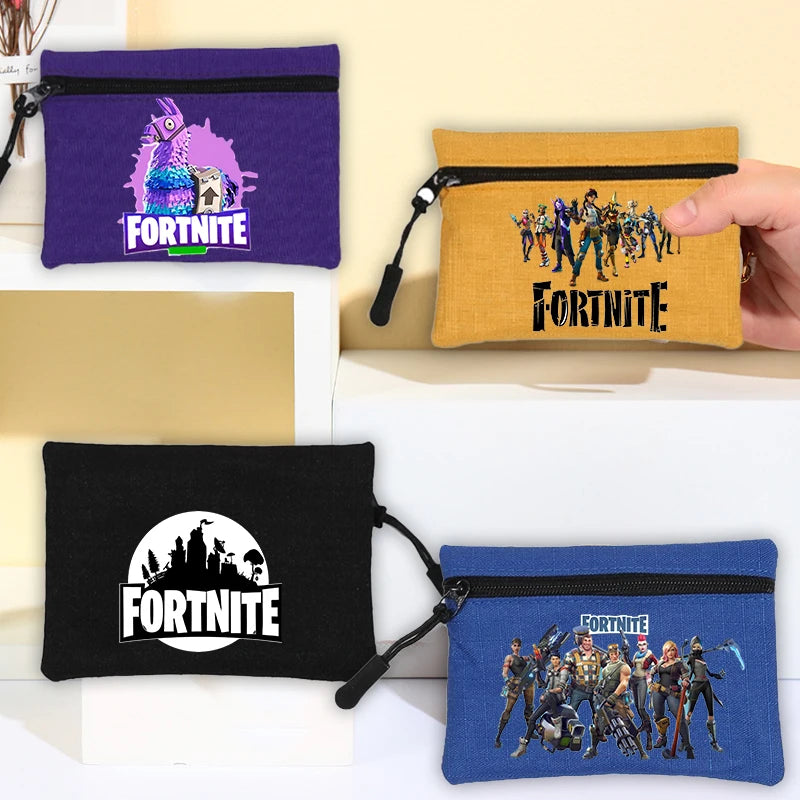 💰 Mini Carteira FORTNITE – Porta-Moedas, Porta-Cartões e Chaveiro 3 em 1! 🎮