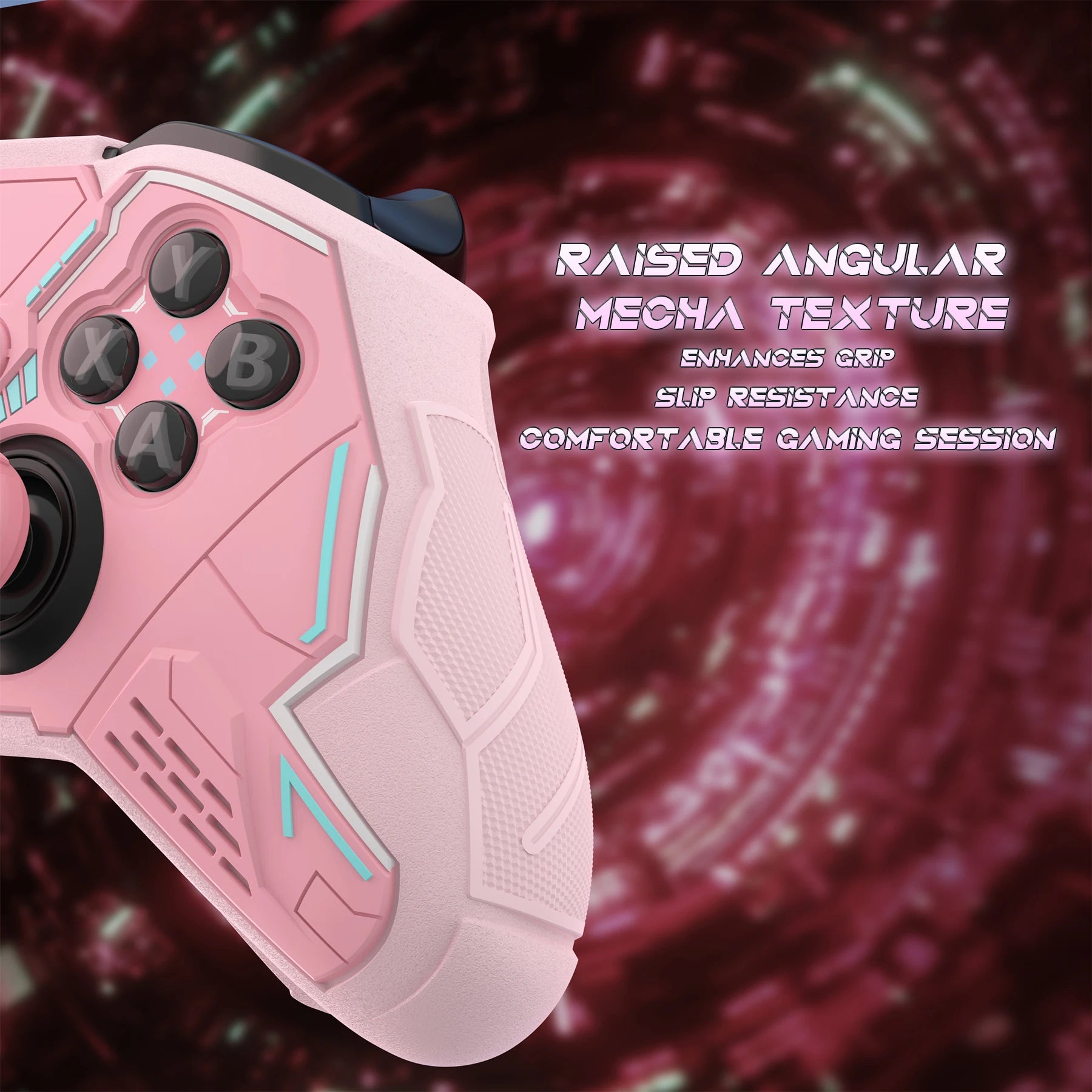 🎮 Capa Silicone PlayVital Xbox Elite Series 2/Core – Rosa Pink