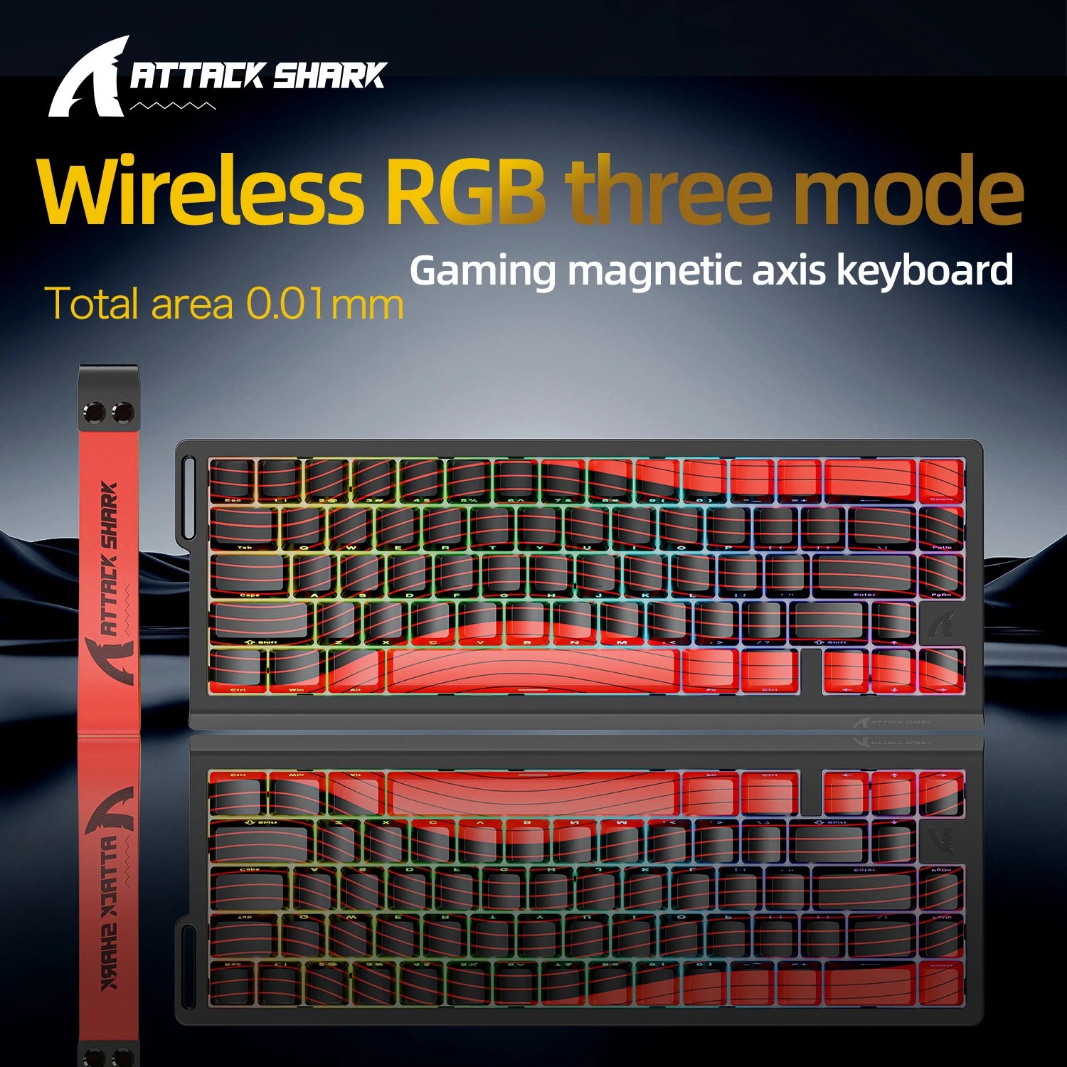 ATTACK SHARK X68PRO HE – Magnético. Wireless