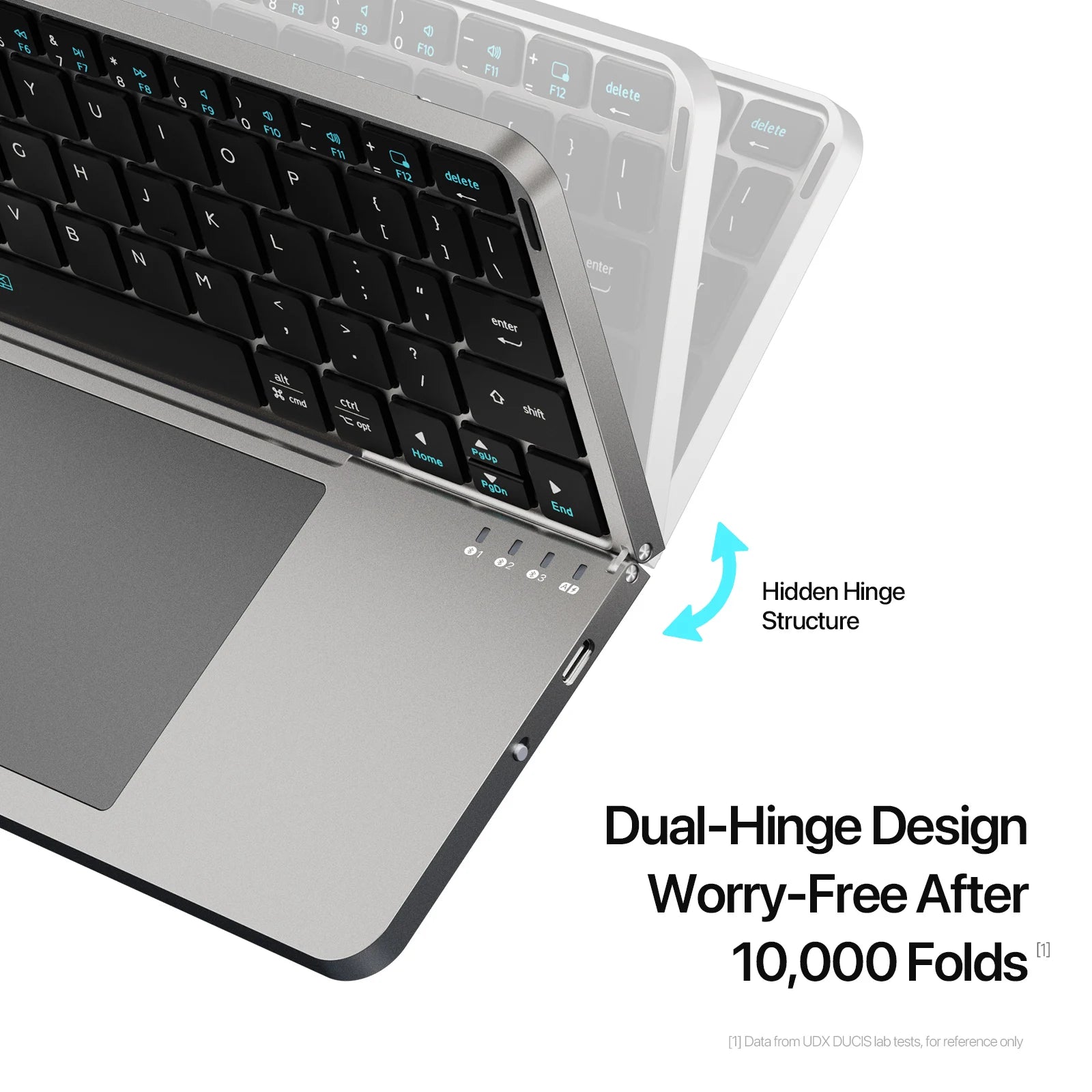 PHONEPACE Multifunctional Foldable Bluetooth Keyboard – Poder, Portabilidade e Estilo!