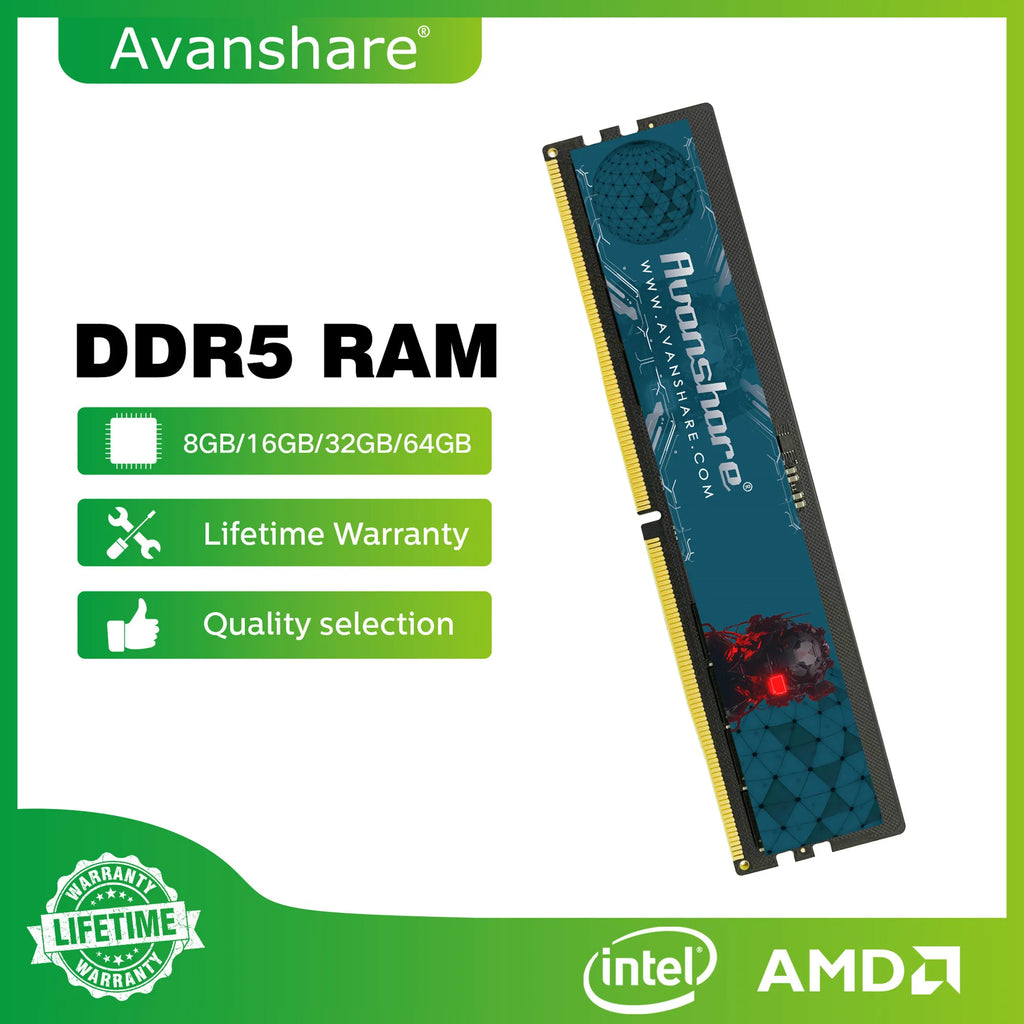 Avanshare DDR5 desktop memory 