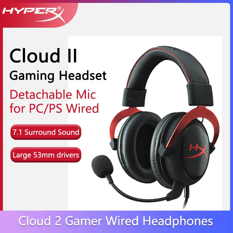 HyperX Cloud II – Headset Gamer 7.1 Surround