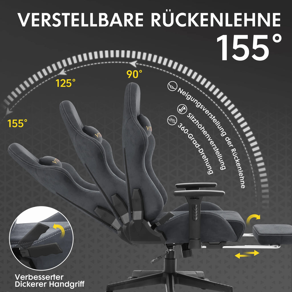 🕹️ Ergonomic Red Gaming Chair – Conforto, Estilo e Desempenho em Cada Partida