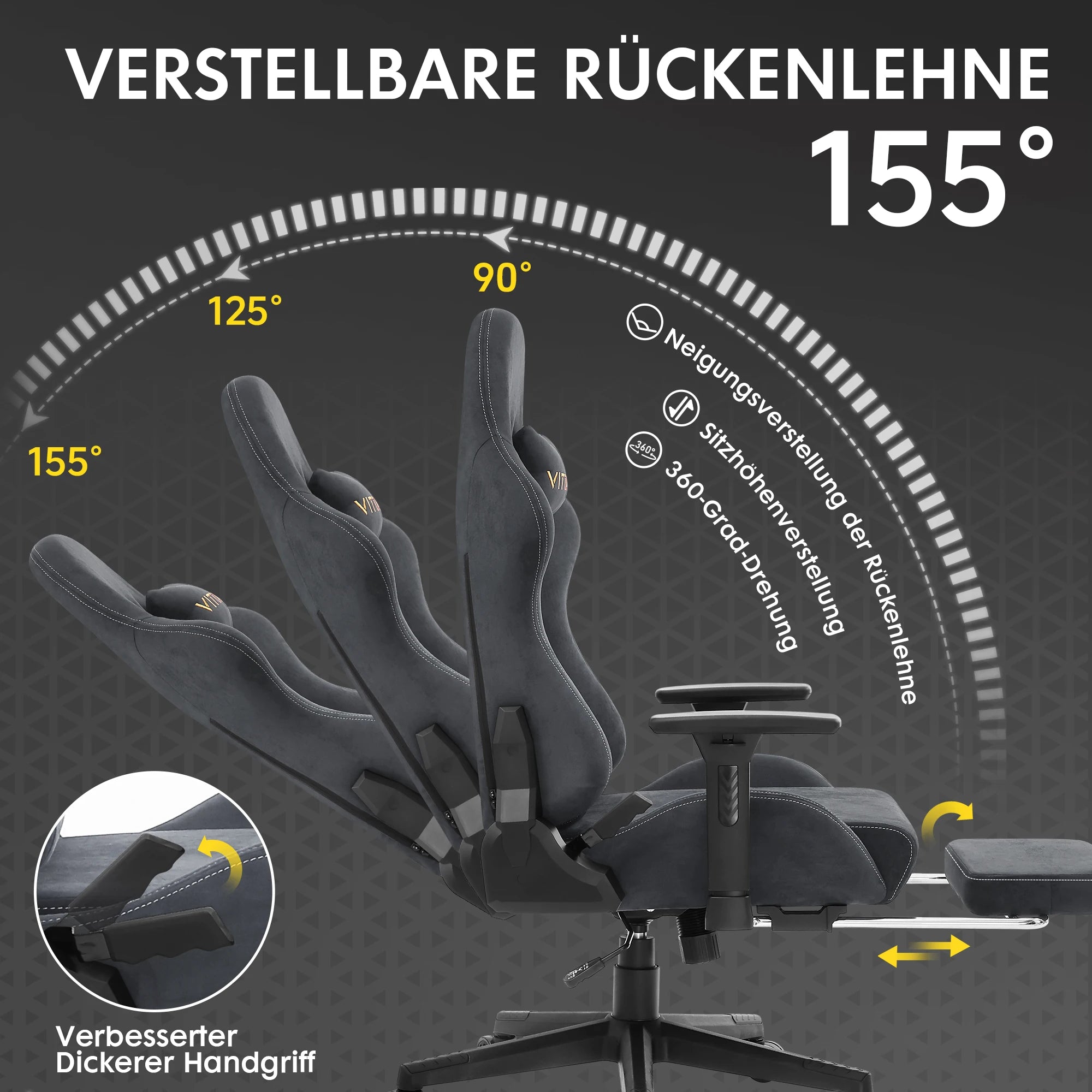 🕹️ Ergonomic Red Gaming Chair – Conforto, Estilo e Desempenho em Cada Partida