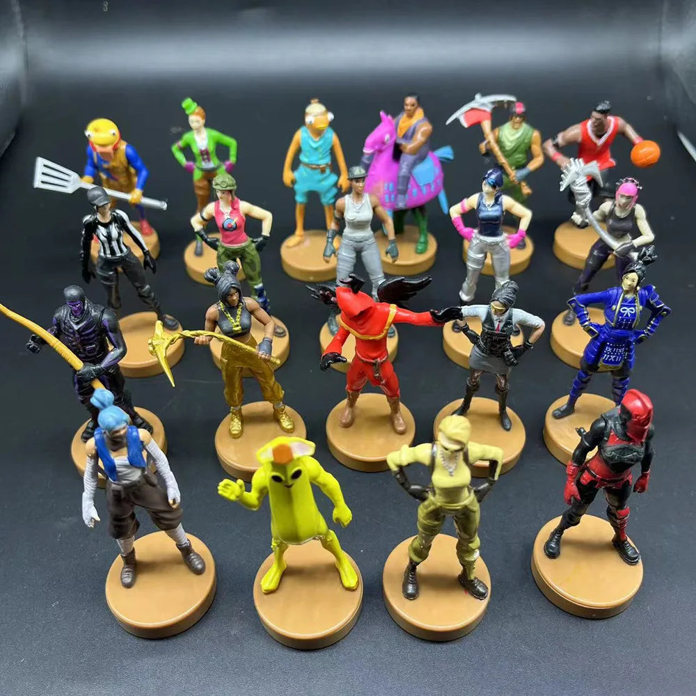 🔫🎮 Kit 10x Mini Figuras Fortnite – Soldados Raros com Armas | Edição Limitada!