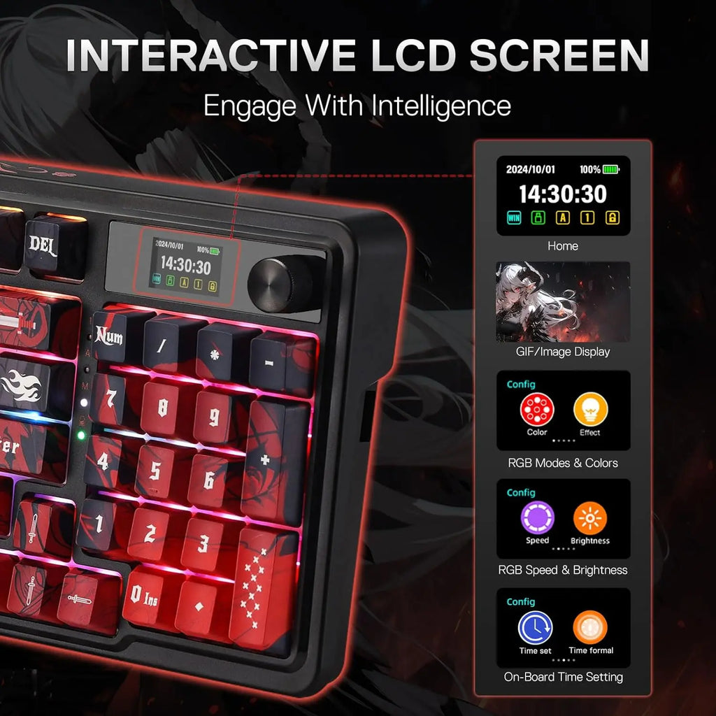 Redragon K719 PRO – O Teclado Gamer que Une Estilo, Tecnologia e Performance!