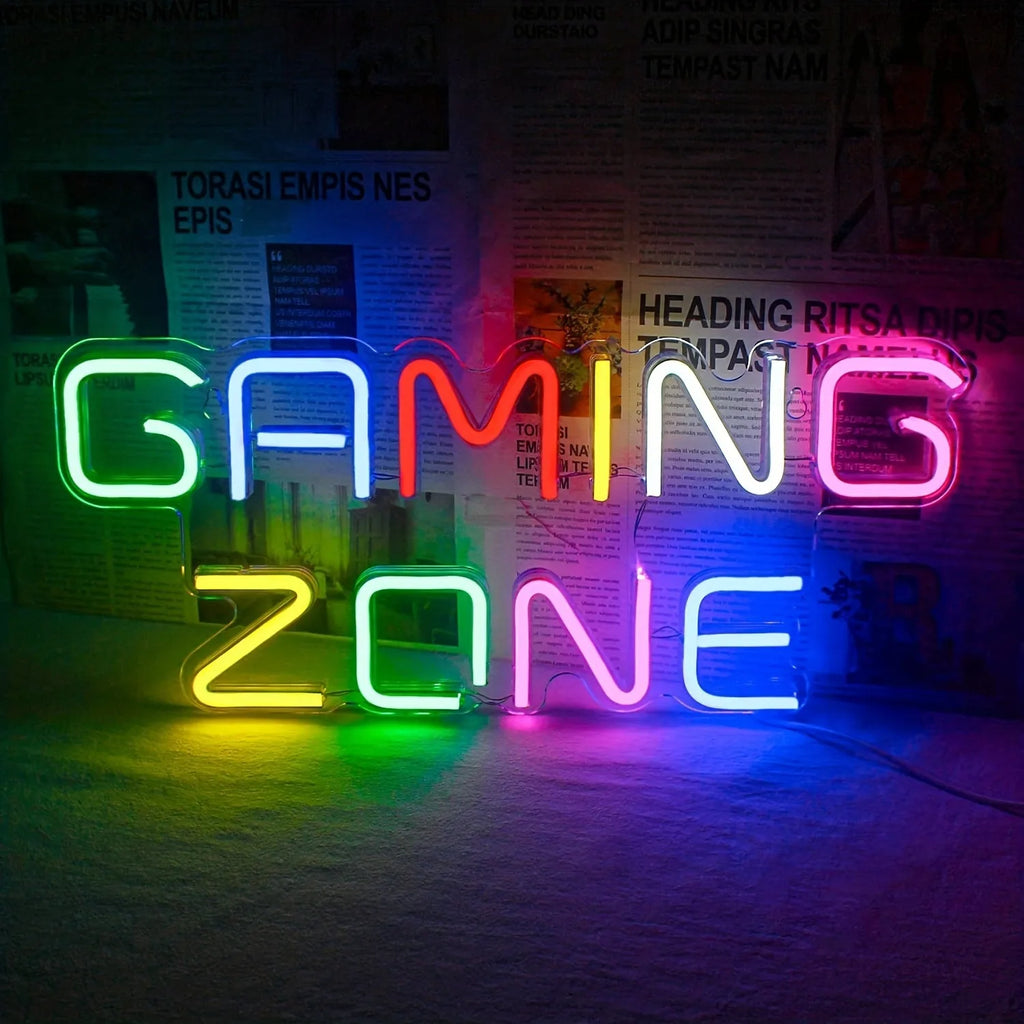 Neon LED em formato de Gamepad