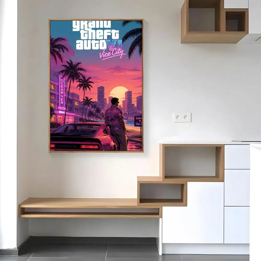 GTA 6 — Poster Gamer para a tua Setup