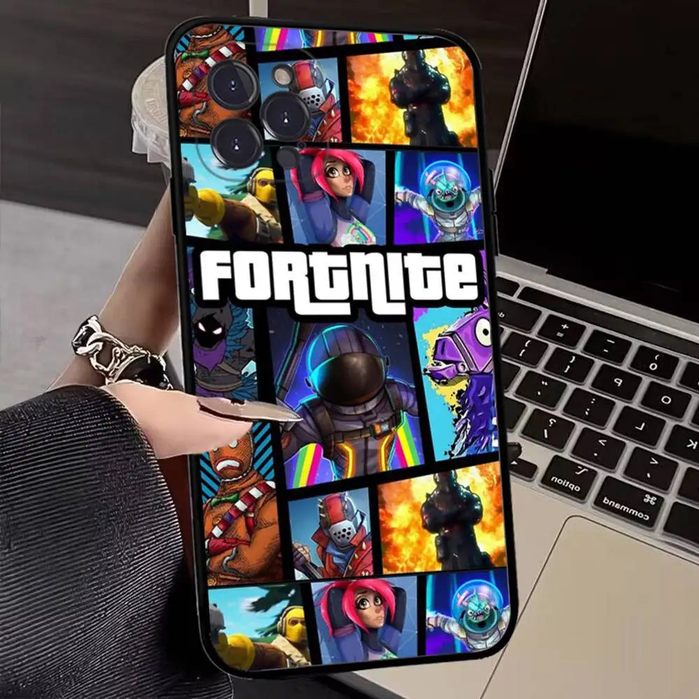 📱🎮 Capa de Silicone Fortnite para iPhone – Proteção e Estilo Gamer!