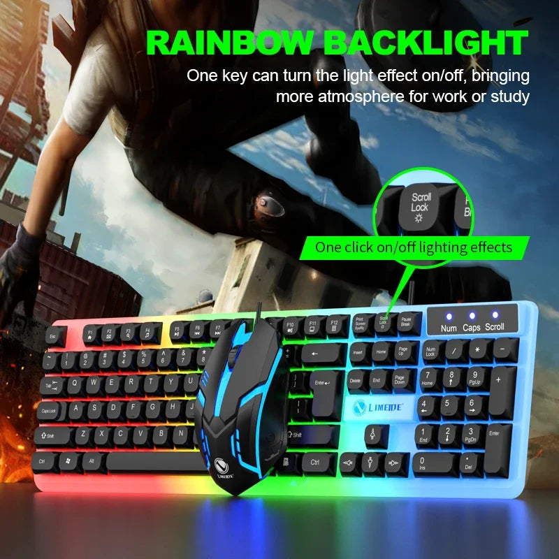 NG GTX350 – Kit Gamer Teclado + Mouse LED