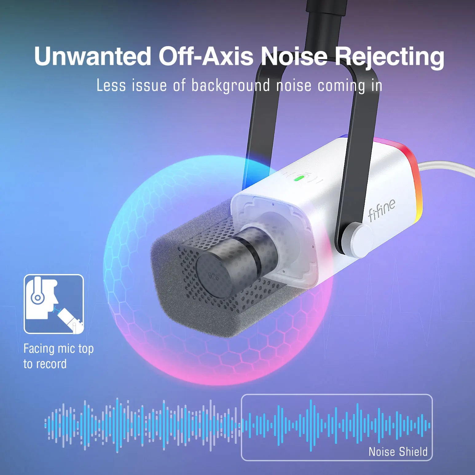 🎙️ FIFINE AM8TW – O Microfone Gaming/Streaming Perfeito! 🎙️