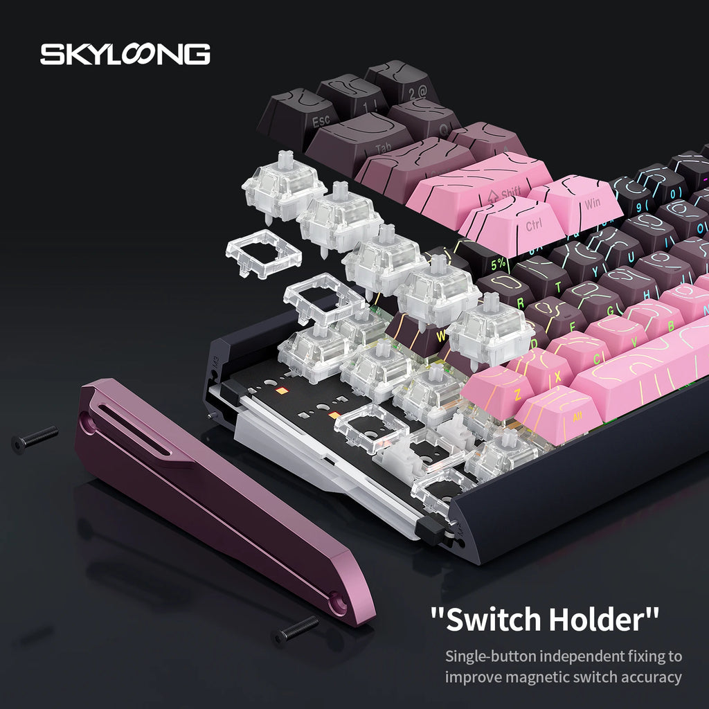 ⌨️ Skyloong GK61/GK68 HE – Teclado Mecânico Magnético Low Profile 8KHz RGB