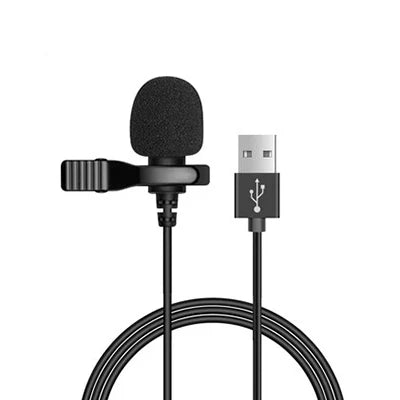 Mini Microfone Lavalier Condensador