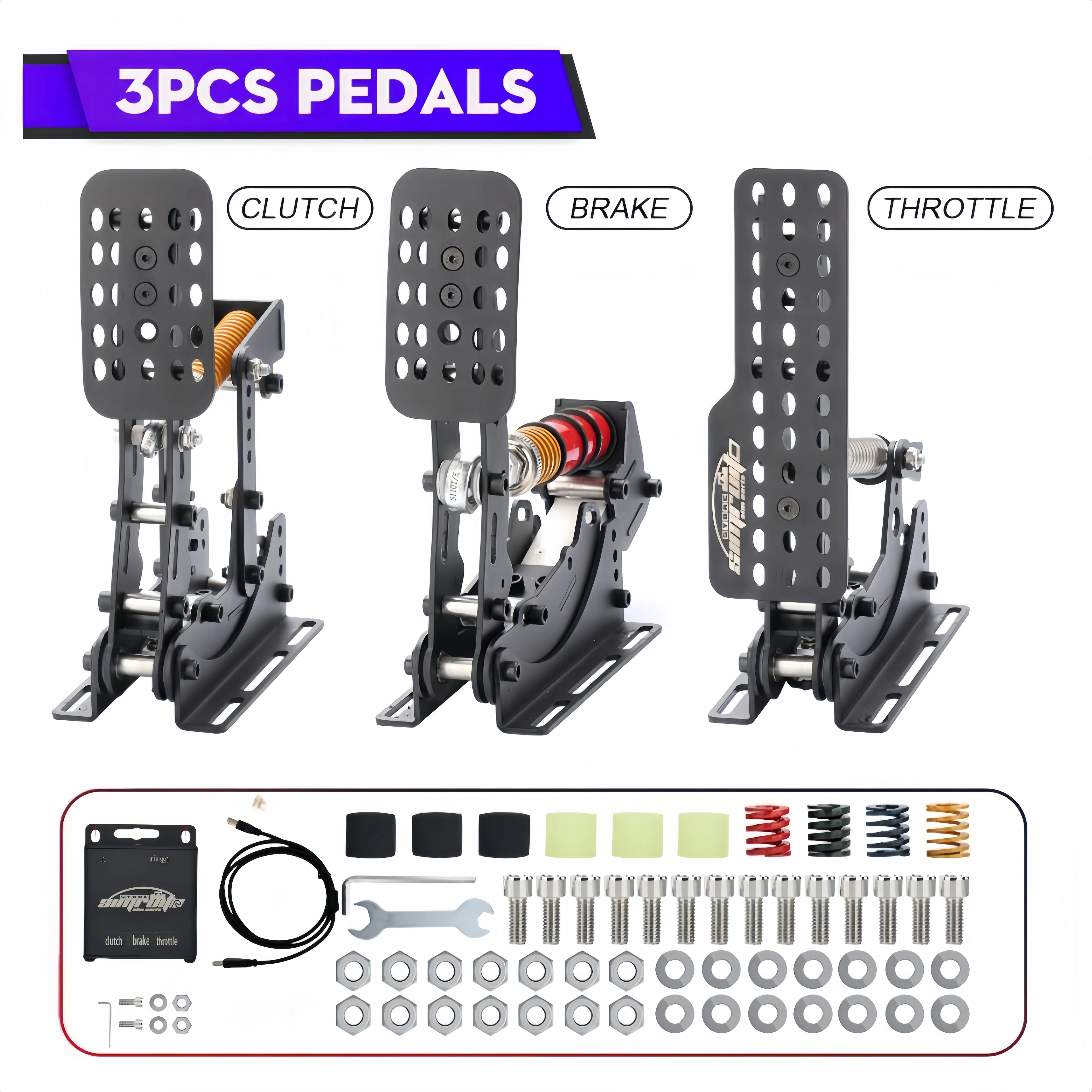 Pedais SimRuito RT-2 – Precisão Extrema e Controle Total