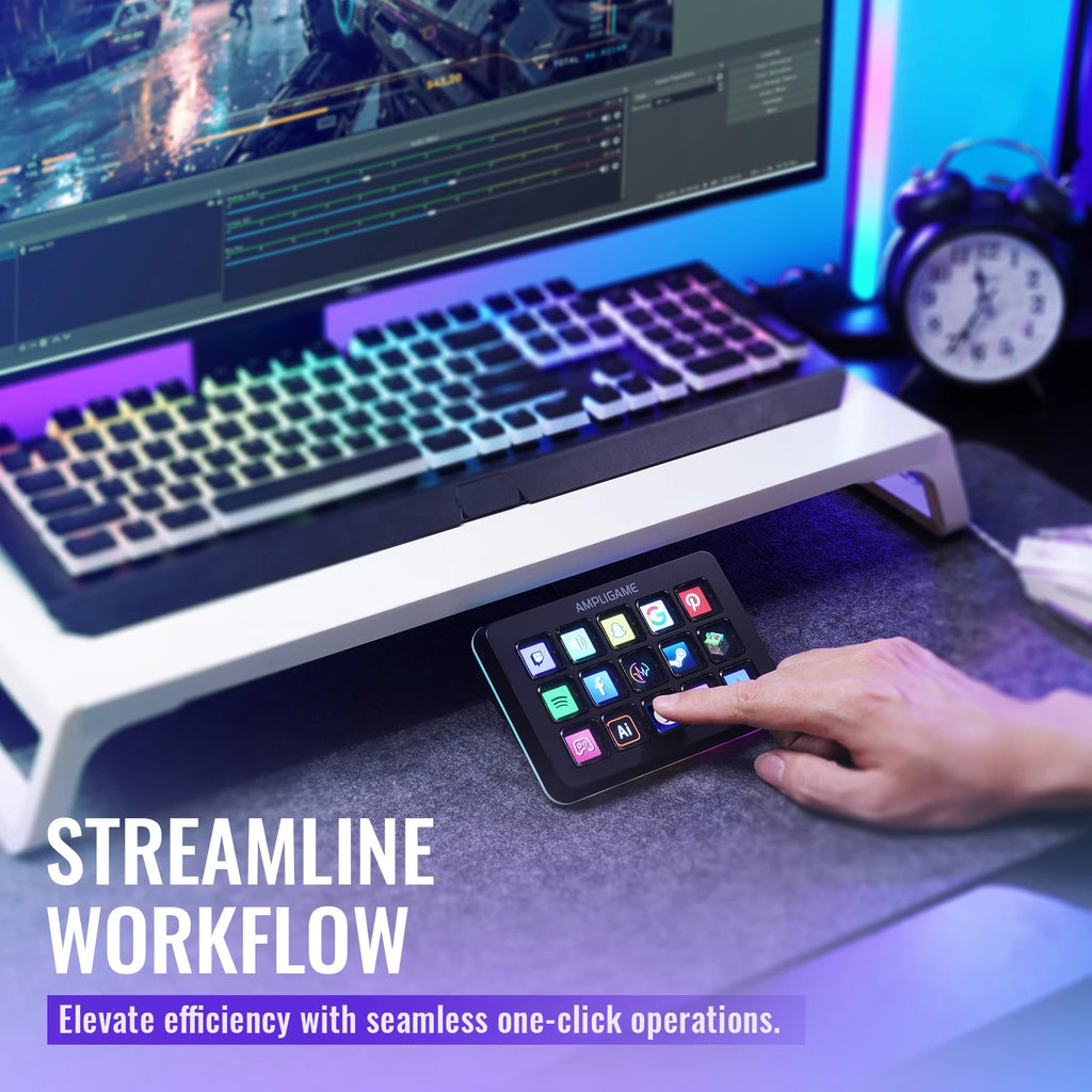 🔥 FIFINE D6 Mini Keyboard – O Poder dos Macros na Ponta dos Seus Dedos! 🔥