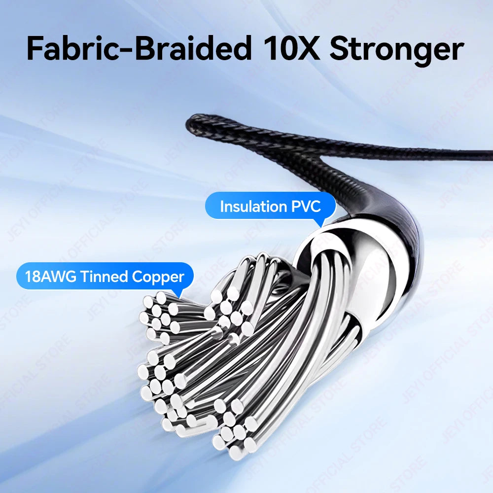 JEYI PSU Extension Cable Kit – 24Pin ATX + 8Pin EPS + 6 + 2Pin PCIe 