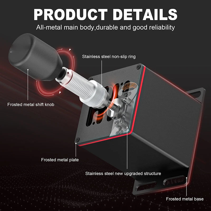 H Gear Shifter USB para Simulação