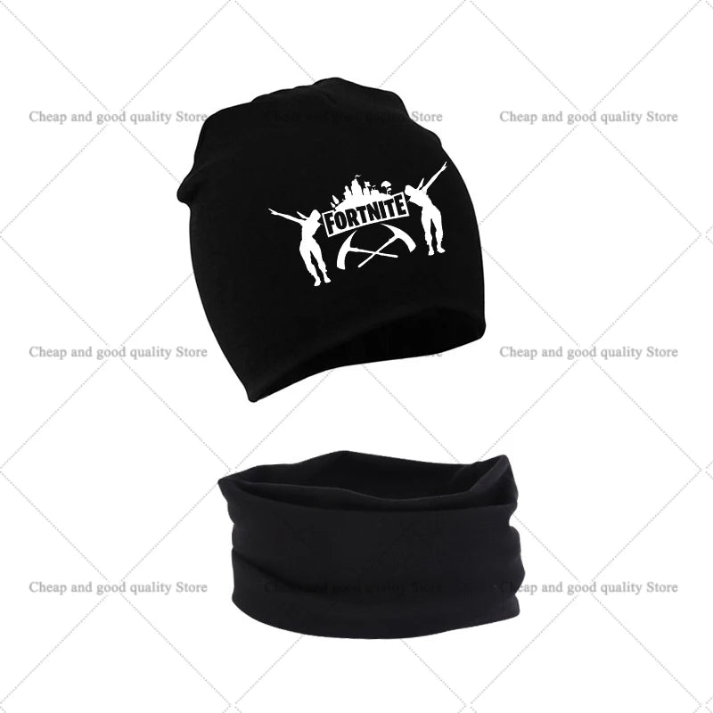 FORTNITED – Conforto e Proteção Para os Pequenos em Dias Frios Conjunto de Gorro e Cachecol em Algodão | 0 a 3 anosXmas