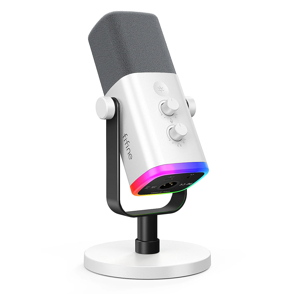🎙️ FIFINE AM8 Dynamic Microphone – Som Profissional para Jogos, Streaming e Estúdio
