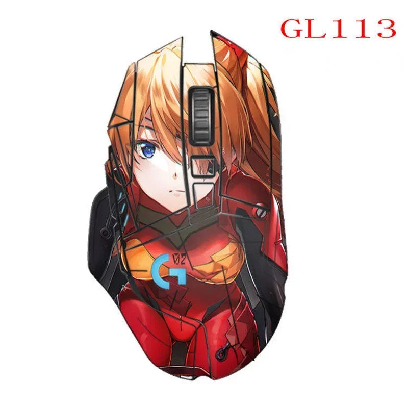 Evangelion Anti-Slip Sticker for Logitech G502 Mouse 