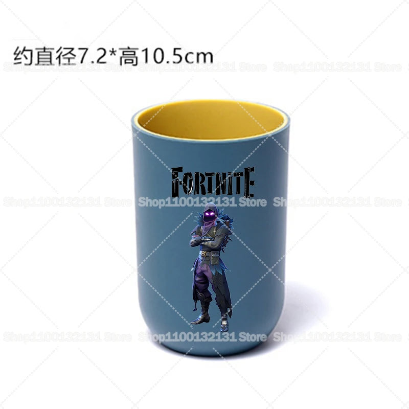 🧃 Fortnite Kids Cup – Cartoon Style Brush and Rinse Cup