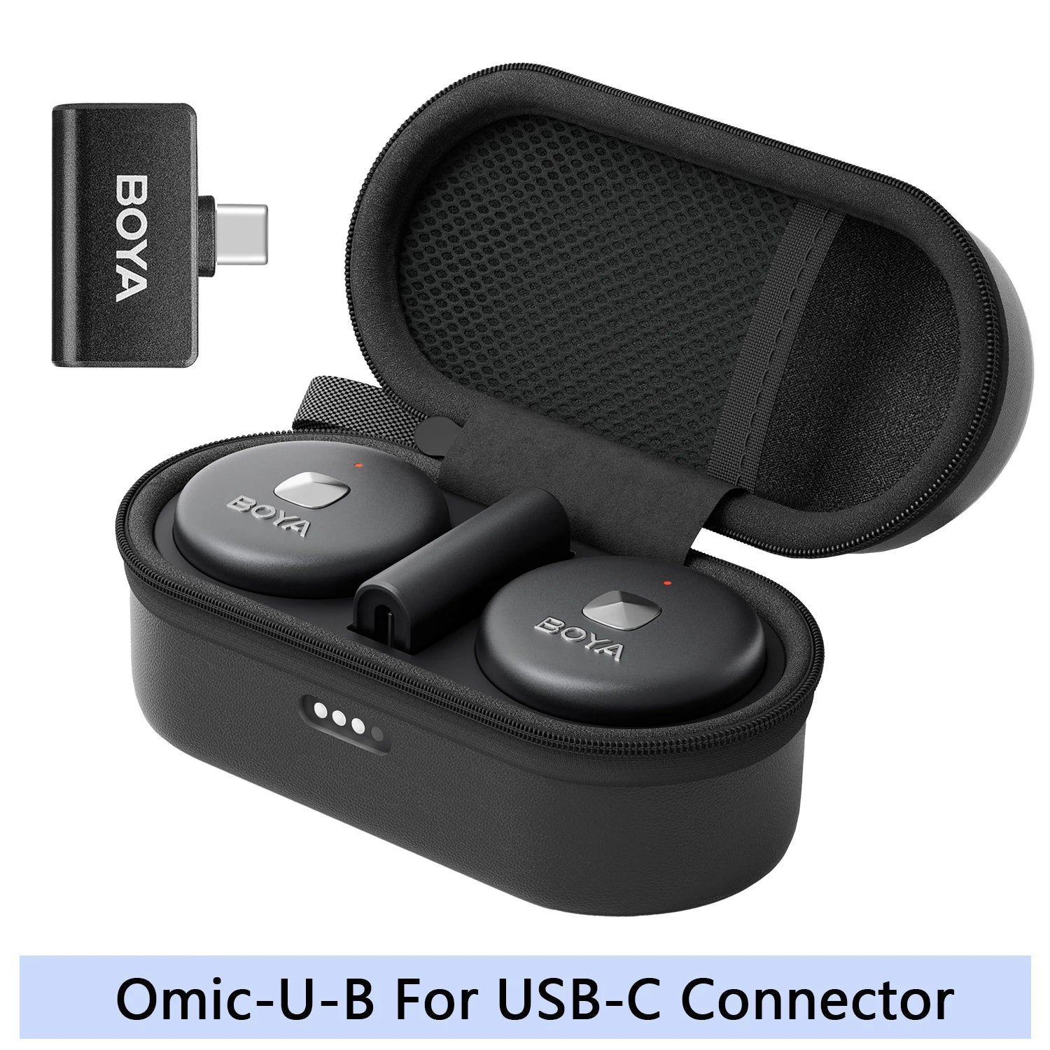 Microfone Sem Fio BOYA Omic – Áudio Profissional para Vídeos, Lives e Conteúdo