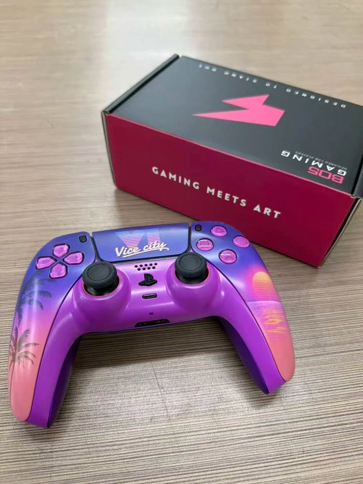 Sunset City — Capa Personalizada para Comando PS5 DualSense