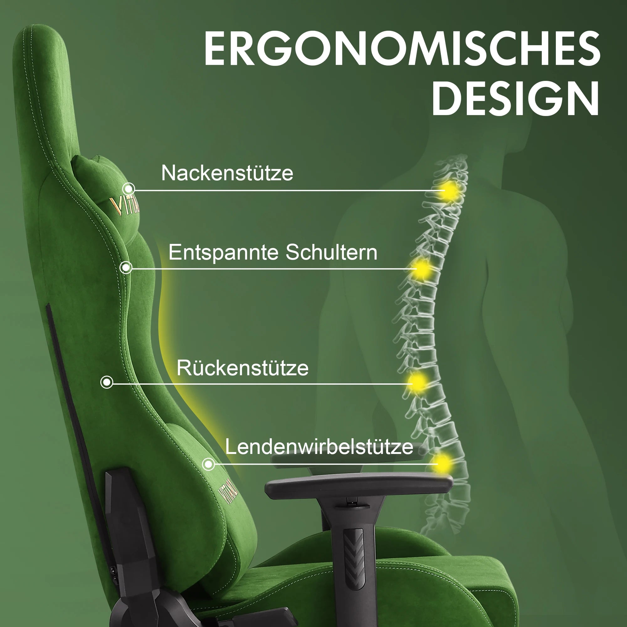 🕹️ Ergonomic Red Gaming Chair – Conforto, Estilo e Desempenho em Cada Partida