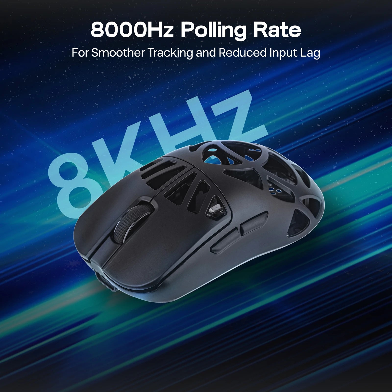 Mouse Gamer EPOMAKER Carbon X – 30.000 DPI | Ultra Leve | Sensor Profissional