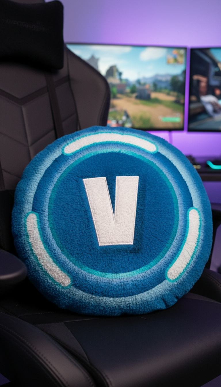 🔥 Almofada/Plush Fortnite – Decoração Criativa para Gamers! 🔥